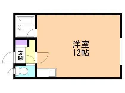 FKマンション【102号室】の間取り