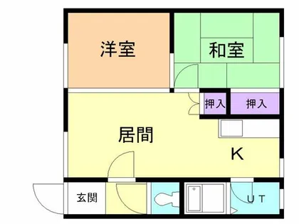 コーポジョイフル【201号室】の間取り