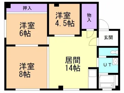 東光マンション【1-C号室】の間取り