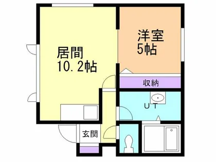 メゾン・ベリテⅡ【101号室】の間取り