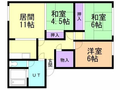 大内第2ビル【301号室】の間取り