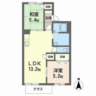 レルム・カミニート【C102号室】の間取り