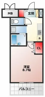 グランドゥール高師浜【310号室】の間取り