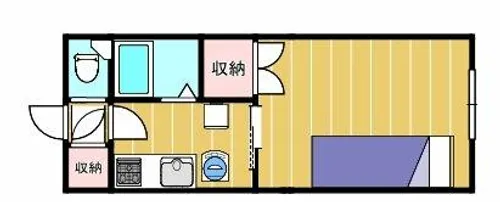 さくら館【105号室】の間取り