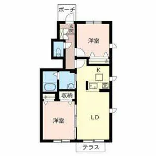 ブールドーグ フランセ【0101号室】の間取り