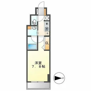 パークアクシス新栄【3階】の間取り