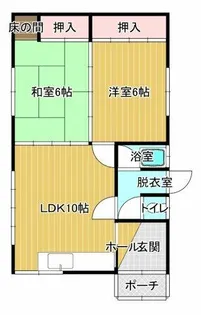 北海道登別市登別東町4丁目【一戸建】の間取り
