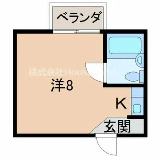 グランセオ屋形【3D号室】の間取り
