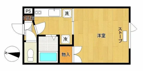 Mハイツ2【209号室】の間取り