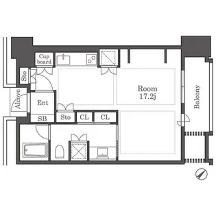 グランドメゾン福岡The Central Luxe503【5階】の間取り
