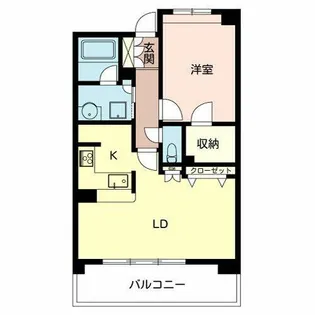 キングフィッシャー宮苑【0406号室】の間取り