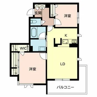 La Zuli MOZU【0302号室】の間取り