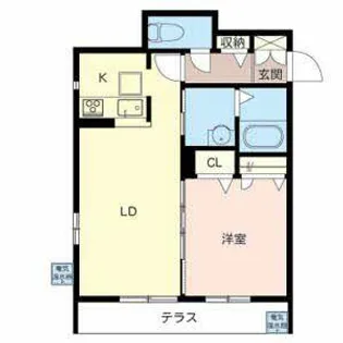 グリーンヒルズ【0101号室】の間取り