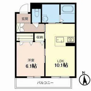 シャーメゾンKANAME【0302号室】の間取り