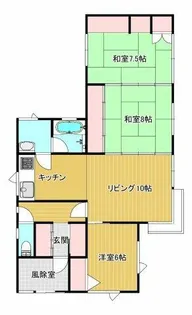北海道登別市千歳町【一戸建】の間取り