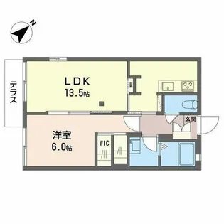 エクセレート守口【0103号室】の間取り