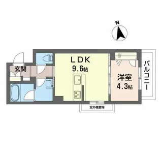 シャーメゾン グレイスドムス【3階】の間取り