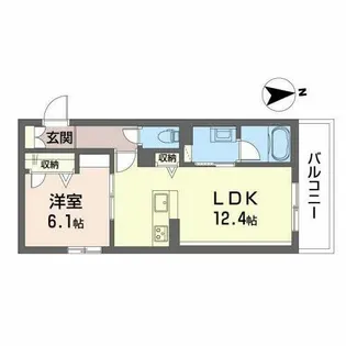 グランはい21【0202号室】の間取り