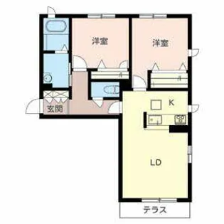 Anjewel【0101号室】の間取り