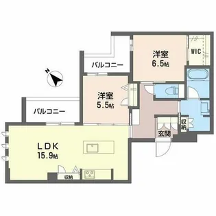 オルキデア クオーレ【0306号室】の間取り