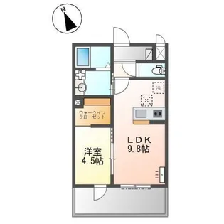 メゾン ド アミュレット【1階】の間取り