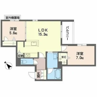 オルキデア クオーレ【0401号室】の間取り