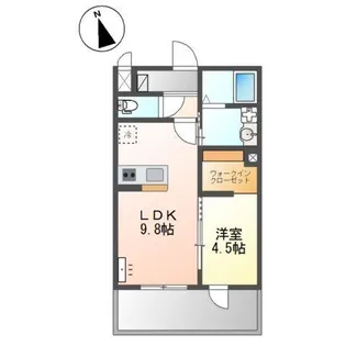 メゾン ド アミュレット【2階】の間取り