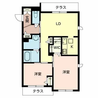 soleil levant【0103号室】の間取り