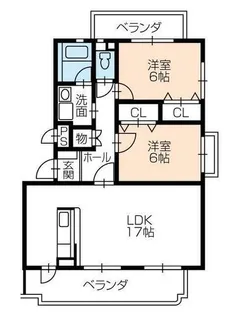 ネオ パラドール【2階】の間取り