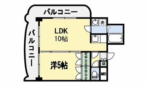 ロイヤルセンターBLD.【12階】の間取り