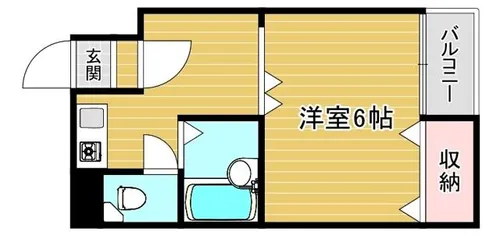 アーバンライフ巽【5階】の間取り