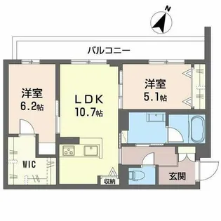シャーメゾン玉津【0205号室】の間取り