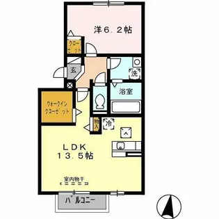 グレイス・イナミツⅡ【3階】の間取り