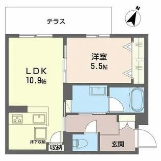 シャーメゾン玉津【0105号室】の間取り