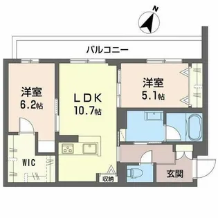シャーメゾン玉津【0405号室】の間取り