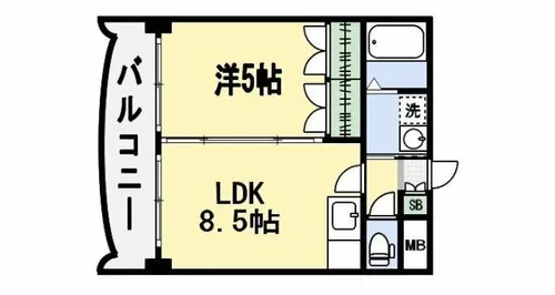 ロイヤルセンターBLD.【11階】の間取り