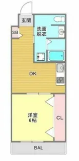 東梅田レジデンス小島【5階】の間取り