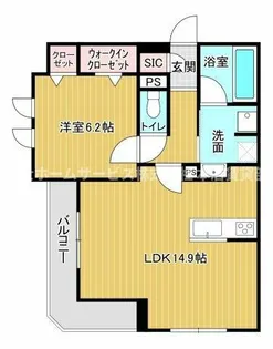 クラシスト東粉浜WEST【2階】の間取り
