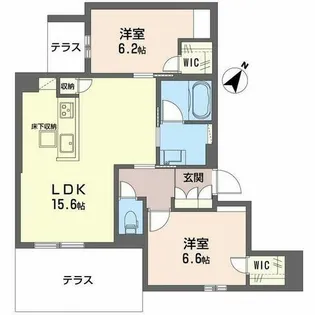 シャーメゾン リアン【0103号室】の間取り