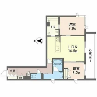 コンフォート南桜塚【0303号室】の間取り