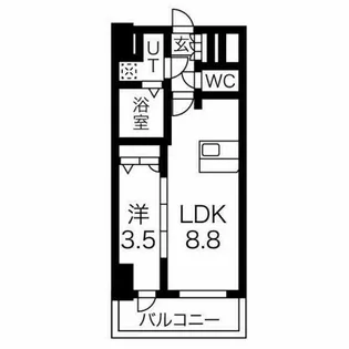 ファステート東別院シュプール【4階】の間取り