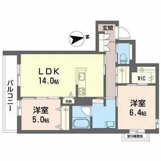 ShaMaison Aoiro【0202号室】の間取り