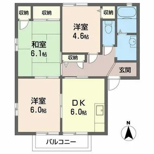 ADISHIO(アディシオ)【0206号室】の間取り
