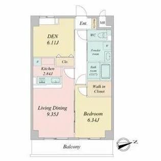 GRANDUKE松原【13階】の間取り