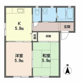 シャーメゾンSK【0103号室】の間取り