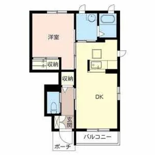 ガーデンハイツ【0110号室】の間取り