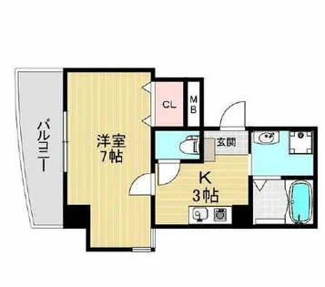 エクセル杭全【1階】の間取り