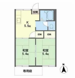 フォーブル加納【0105号室】の間取り