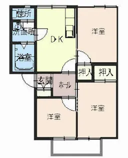 ディアスコスモ【0202号室】の間取り