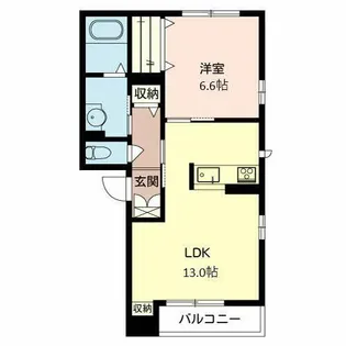 シャーメゾンWILL【0202号室】の間取り